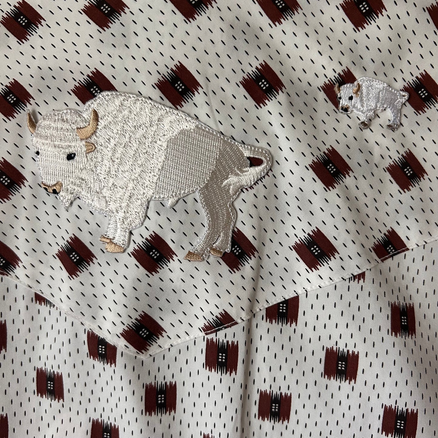 white bison. medium.