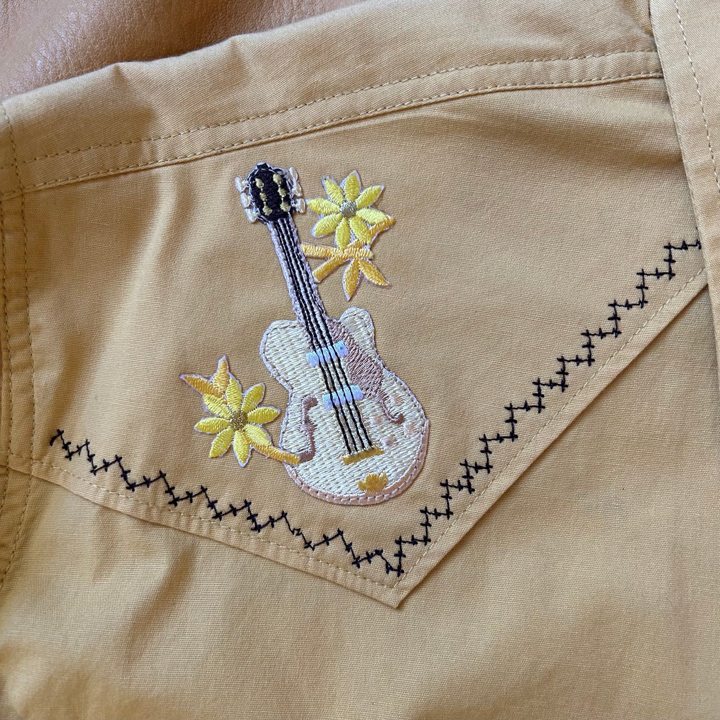 guitars & daisies. medium.